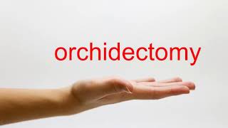 How to Pronounce orchidectomy  American English [upl. by Hoag]