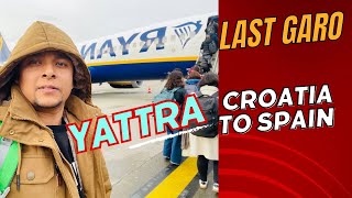 How to travel Europ Traval Croatia to Spain yattra ramailo Tara kathin herera maya garnu hola 🇪🇸🇭🇷🇧🇪 [upl. by Heiner462]