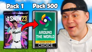 I Opened 500 Packs in MLB The Show 23 [upl. by Alyos]