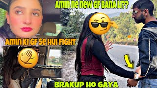 Amin ne new gf Bana li🙄 Brakup with Amin🤬Hamari ladai ho gai🤬 aminbhatvlogs [upl. by Eddi990]