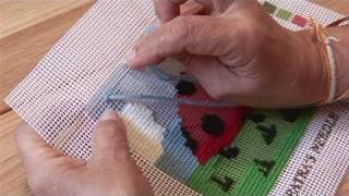 How To Do Needlepoint With Wool [upl. by Ode]