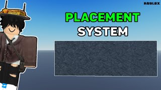 How to Make Placement System  Roblox Studio [upl. by Hsuk]