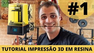 TUTORIAL Impressão 3d em resina AULA1 [upl. by Baily170]