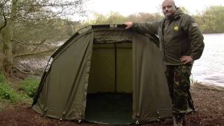 JRC Contact One Man Bivvy  ‪Carp Fishing Angling Overnight Shelter Bivvy‬ Product Demo [upl. by Warfield]