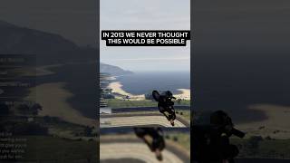 Jumping OVER Fort Zancudo with a Hakuchou Drag bike in GTA online [upl. by Ronda602]