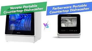 🥇NOVETE vs Farberware Portable Dishwashers  Compact Comparison 🍽️ [upl. by Judye711]