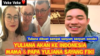 Yuliana Akan Ke Indonesia  Fiki Naki Sudah Di Sayang Mama amp Papa Yuliana Veke Veke [upl. by Vinny]