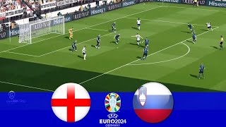 Inglaterra vs Eslovaquia  EUROCOPA 2024  eFootball PES 2021 [upl. by Irrep154]