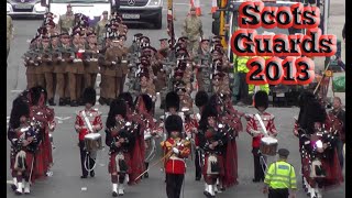 The Scots Guards Homecoming Parade Glasgow 2013 [upl. by Harp]