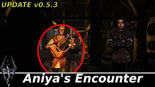 Skyrim Follower Mod  Aniya amp Mikael dialogue [upl. by Sitnalta]