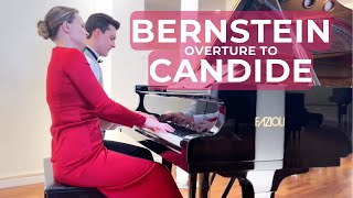 Ep 102 Leonard Bernstein Overture to quotCandidequot for piano four hands Anna amp Dmitri Shelest piano [upl. by Yrac]