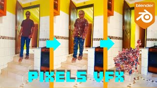 I pixelated myself with VFX Blender [upl. by Criswell]