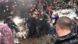 Ashbourne Royal Shrovetide Football  Ash Wednesday play [upl. by Carlota]