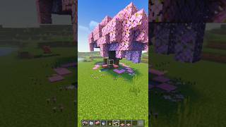 Minecraft cherry blossom campsite area minecraft [upl. by Assisi]