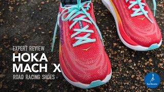 Hoka Mach X Road Racing Shoes Expert Review [upl. by Enneite935]