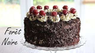 Gâteau Forêt Noire🍒 Recette traditionnelle [upl. by Dearden]