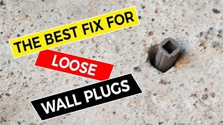 How to Fix Loose Wall Plugs 🧰 [upl. by Kciredor783]