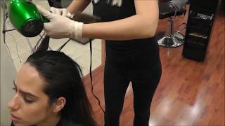 Keratin Hair treatment How to Instructional Video Express formula [upl. by Nevarc]