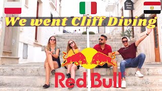 We went to Red Bull Cliff diving 2021 Polignano a mare  Puglia Vlog [upl. by Alcus786]