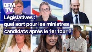 Législatives quel sort pour les ministres candidats après le premier tour [upl. by Eitac287]