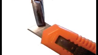 SNAP OFF the BLADE on a Utility Knife [upl. by Chill]