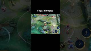 Lesley cheat damage ❣️viralshort mlbb [upl. by Iznyl]