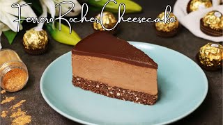 FERRERO ROCHER ČIZKEJK  NE PEČE SE  BEZ ŽELATINA  ČOKOLADNI ČIZKEJK  CHEESECAKE RECEPT [upl. by Ibed487]