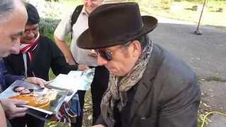 Elvis Costello signing autographs on October 14 2014 in Stuttgart Germany EXCLUSIVE HD [upl. by Anir]