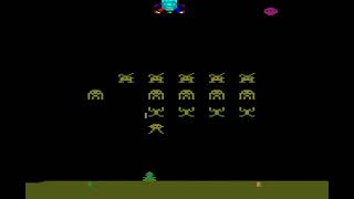 Atari 2600 Game Space Invaders 1979 AtariTaito [upl. by Ekard]