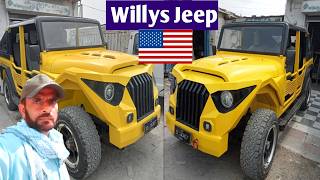 Willys Jeep 1964 Model  Modified  Car k ShahCar [upl. by Dante]