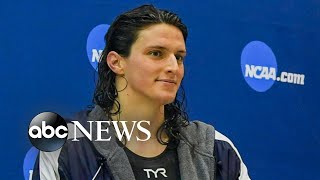 Lia Thomas the first openly transgender swimmer to win the NCAA speaks out  Nightline [upl. by Aneetsirhc]