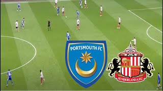 Portsmouth FC 13 Sunderland AFC Highlights  20242025 [upl. by Minica224]