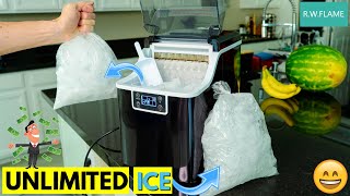 Top Portable Ice Maker 2022  RWFlame HZB20AFS  Unlimited Ice [upl. by Gregg]