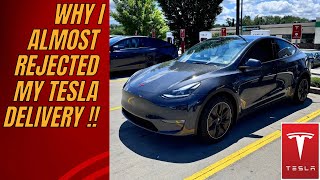 I almost rejected my Tesla delivery Details inside [upl. by Ahsiri437]