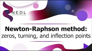 NewtonRaphson method explained finding zeros turning and inflection points Excel [upl. by Dollie]