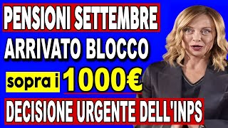 Pensioni quotBLOCCATEquot Oltre 1000€ INPS Impone il Nuovo Limite  Scopri Cosa Cambia 💸 [upl. by Bores]