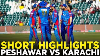 Short Highlights  Peshawar Zalmi vs Karachi Kings  Match 6  HBL PSL 9  M2A1A [upl. by Ravel]