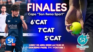 Finales Copa quotSan Remo Sportquot padel final padelamateur sanremopadeltv envivo live [upl. by Keven]