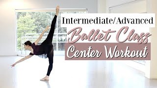 Intermediate Advanced Ballet Class Center  Kathryn Morgan [upl. by Llerrej104]