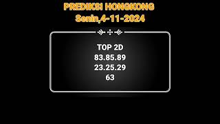 PREDIKSI HK SENIN 4 NOVEMBER 2024  BOCORAN TOGEL HONGKONG MALAM INI  RUMUS KEPALA EKOR HK JITU [upl. by Esertak841]