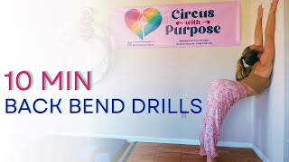 10 Mins  BACK BEND MOBILITY amp CONDITIONING DRILLS  Daily Practice [upl. by Peggir]