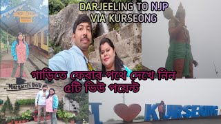 Darjeeling To Njp Via Kurseong  Kurseong Tour  Paglajhora Waterfalls  Gidda Pahar  Rongtong [upl. by Nire]