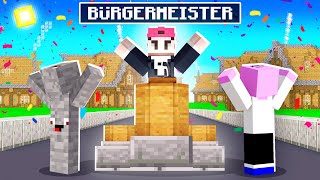 ICH WERDE BÜRGERMEISTER auf der YOUTUBER INSEL Minecraft [upl. by Airtemad]