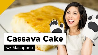 Cassava Cake Recipe Filipino Dessert [upl. by Nehpets]