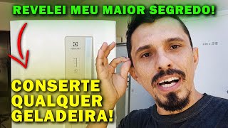 Meu maior segredo para consertar qualquer geladeira que não gela embaixo  veja como [upl. by Jarv]