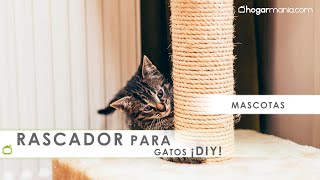 RASCADORES caseros para GATOS 🐈 3 ideas para hacerlos vosotros mismos 👦🏼👧🏼 Hogarmania [upl. by Jocelyn]