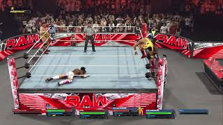 WWE 2K24  Chad Gable amp Otis vs Xavier Woods amp Kofi Kingston My universe PS5 Xbox Pc Gameplay 2024 [upl. by Lawton]