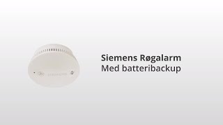 Siemens Røgalarm  elvvsdk [upl. by Shay319]