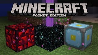 Minecraft PE  How To Get Hidden Blocks And Items [upl. by Appleton]