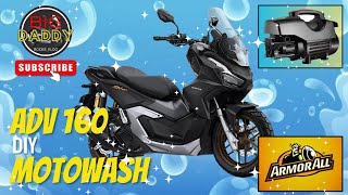 ADV 160  DIY  MOTOWASH [upl. by Gnilrad]